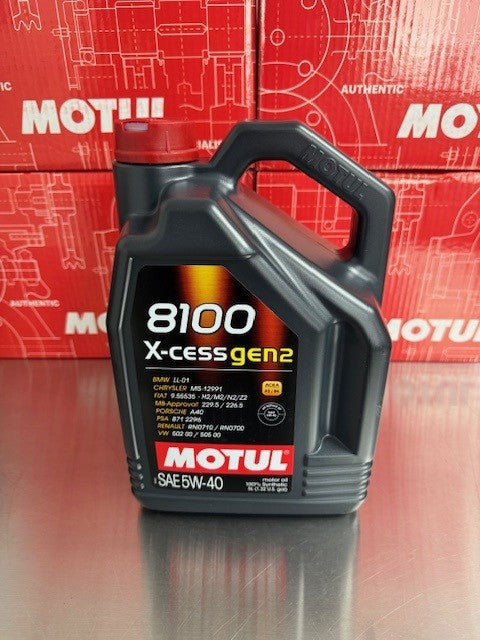 Motul 8100 X-cess gen2 tw-40 5L – AMTuned