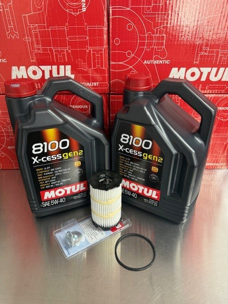 Oil Change Kit 8100 X-cess gen2 5w-40 Kit 4.2L 32V Engines (S5, RS4, RS5)