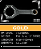 Audi EA839 3.0L Turbo ITALIANRP Connecting Rod Package