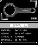 Audi EA839 3.0L Turbo ITALIANRP Connecting Rod Package