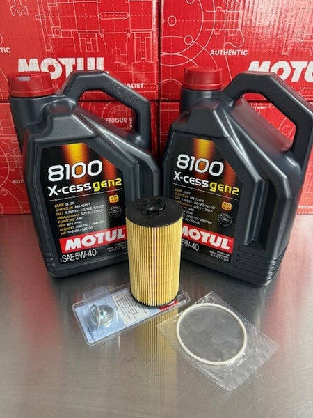 Oil Change Kit Motul 8100 X-cess gen2 5w-40 Kit B6 / B7 S4 & Allroad 4.2L 40V