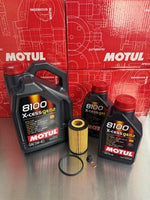 Oil Change Kit 8100 X-cess gen2 5w-40 Kit B8.5 3.0 Supercharged CREC Engines