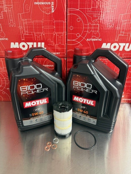 Oil Change Kit 8100 Power 5w-40 Kit Audi V8 R8 4.2L 32V Engines