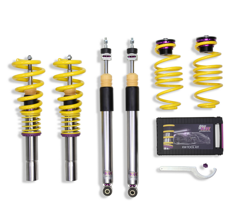★KW Coilover V3 車高調キット ★Audi ☆A4 ☆S4 KW V3 Coilover Suspension Kit - Audi A4/S4 Quattro (B5) – 9T